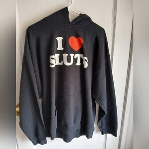 Danny Duncan I Heart Sluts Hoodie XL